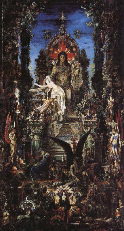 Gustave Moreau Jupiter and Semele Sweden oil painting art